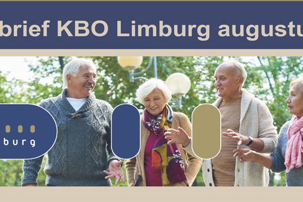 Nieuwsbrief KBO Limburg augustus 2023